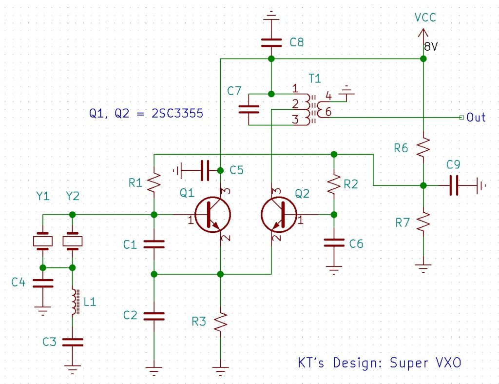 super_VXO_prototype using a differential circuit